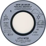 7inch Vinyl Single - Kathy Joe Daylor Special Guest Christopher Lee - Little Witch