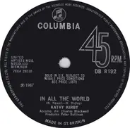 Kathy Kirby - In All The World