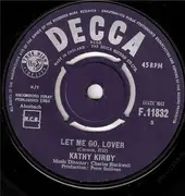 7inch Vinyl Single - Kathy Kirby - Let Me Go, Lover