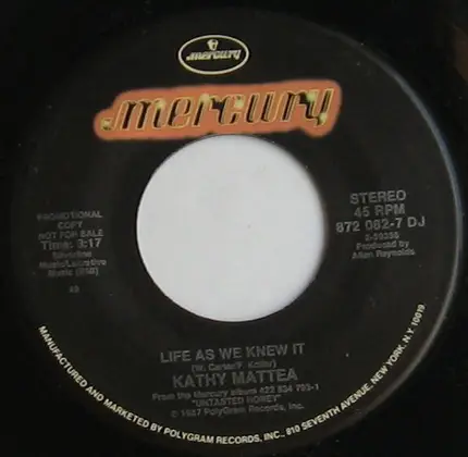 Kathy Mattea - Life As We Knew It