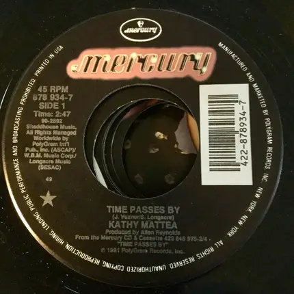 Kathy Mattea - Time Passes By / What Could Have Been
