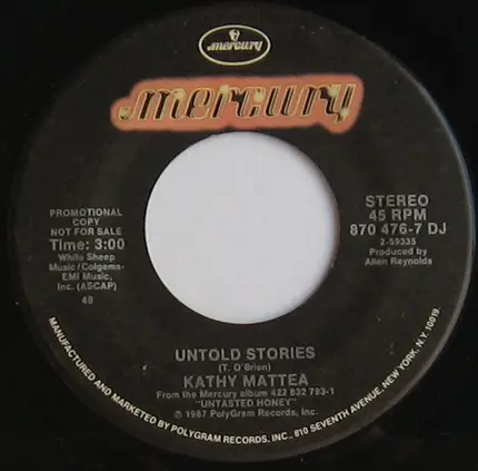 Kathy Mattea - Untold Stories