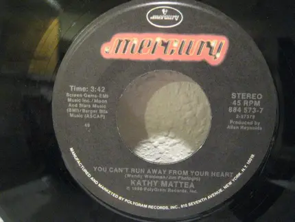 Kathy Mattea - You Can't Run Away From Your Heart