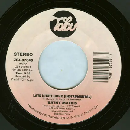 Kathy Mathis - Late Night Hour