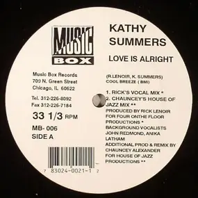 Kathy Summers - Love Is Alright