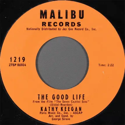 Kathy Keegan - The Good Life