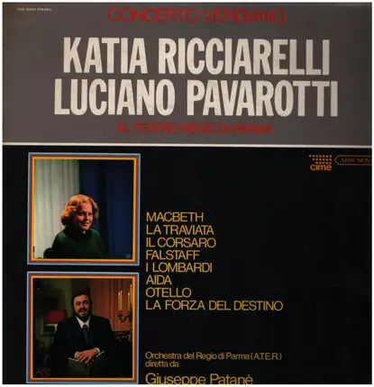 Katia Ricciarelli , Luciano Pavarotti - Al Teatro Regio Di Parma