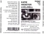 CD - Katie Webster - Live + Well