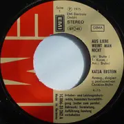 7inch Vinyl Single - Katja Ebstein - Aus Liebe Weint Man Nicht