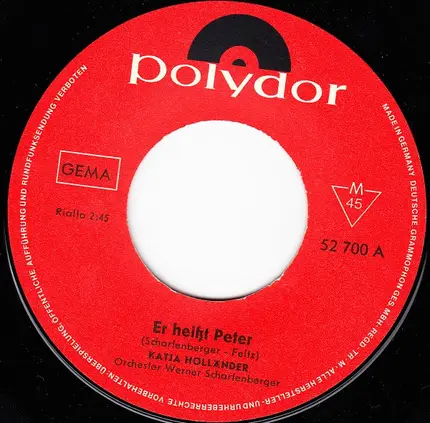 Katja Holländer - Er Heißt Peter
