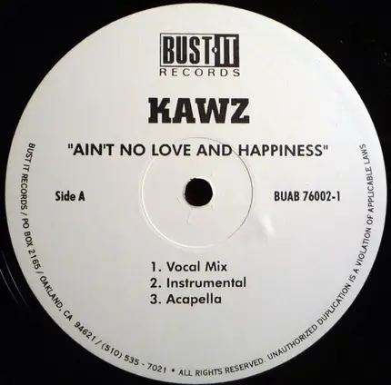 Kawz - Ain't No Love And Happiness