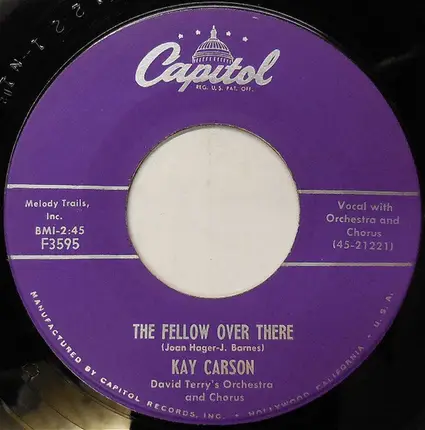 Kay Carson - There's A Shadow Between Us