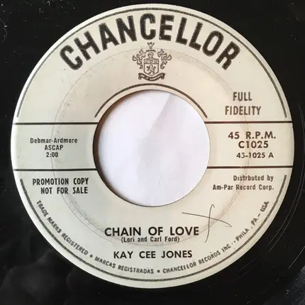 Kay Cee Jones - Chain Of Love / Little Night Owl