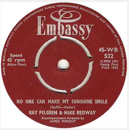 Kay Barry / Ray Pilgrim And Mike Redway - Sherry / No One Can Make My Sunshine Smile