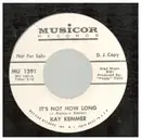 7inch Vinyl Single - Kay Kemmer - It's Not How Long / Your Own Medicine