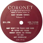 LP - Kay Starr - Kay Starr Sings Volume 2