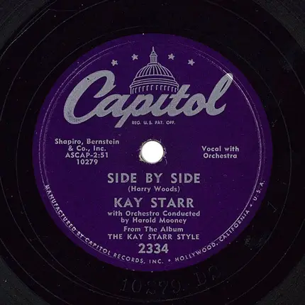 Kay Starr - Side By Side / Noah!