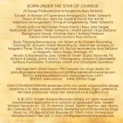 CD - Kaya - Born Under The Star Of Change
