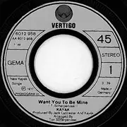 7inch Vinyl Single - Kayak - Want You To Be Mine / Starlight Dancer