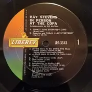 LP - Kaye Stevens - In Person At The Copa - Mono