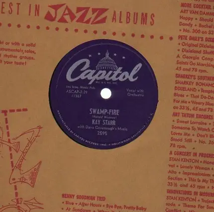Kay Starr - Swamp-Fire/ When My Dreamboat Comes Home