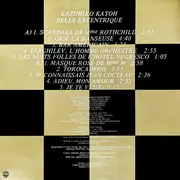 LP - Kazuhiko Kato - Belle Excentrique