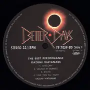 LP - Kazumi Watanabe - The Best Performance - OBI / INSERT