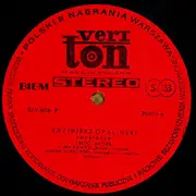 LP - Kazimierz Opaliński , Marian Borkowski - Kazimierz Opaliński Recytuje Utwory A. Mickiewicza J. Słowackiego C. K. Norwida