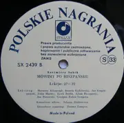 LP - Kazimierz Sabik - Mówimy Po Hiszpańsku