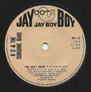 7inch Vinyl Single - KC & The Sunshine Band - Get Down Tonight - Solid Centre