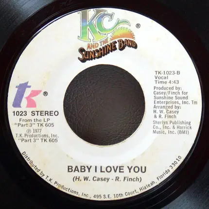KC & The Sunshine Band - Keep It Comin' Love / Baby I Love You