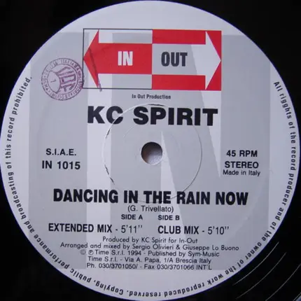 KC Spirit - Dancing In The Rain Now