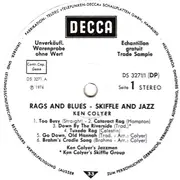 Double LP - Ken Colyer's Jazzmen - Rags And Blues - Skiffles And Jazz - Promo