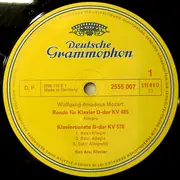 LP - Ken Ara - Wolfgang Amadeus Mozart - Rondo D-dur KV 485 / Klaviersonaten B-dur KV 570, A-dur KV 331 / Fantasie d-moll KV 397