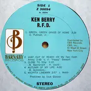 LP - Ken Berry - Ken Berry R.F.D. - Signed