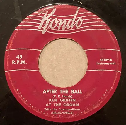 Ken Griffin With The Cosmopolitans - Neapolitan Nights / After The Ball