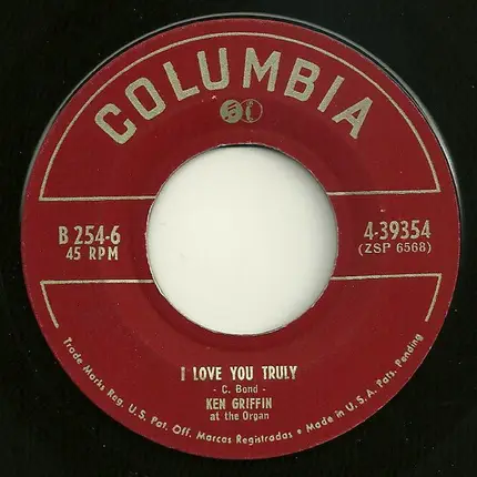 Ken Griffin - Anniversary Song / I Love You Truly