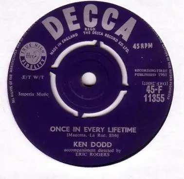 Ken Dodd - Once In Every Lifetime