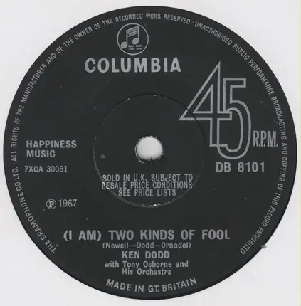 Ken Dodd - Let Me Cry On Your Shoulder