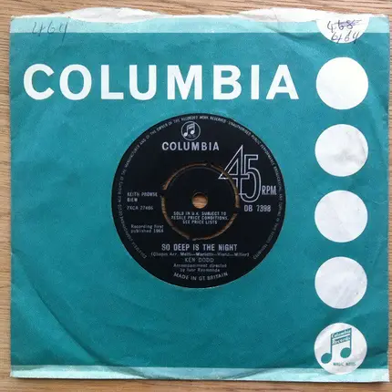 Ken Dodd - So Deep Is The Night / No One's Listening