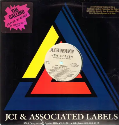 Ken Heaven Featuring Jo-Carol - The Calling ('Heaven 87 Mix')