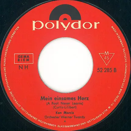 Ken Morris - Dein Erster Kuß War Wunderbar