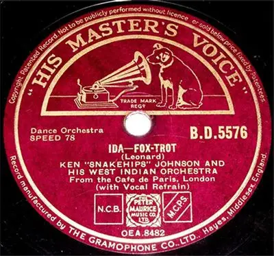 Ken 'Snakehips' Johnson & His West Indian Dance Orchestra - Tuxedo Junction / Ida