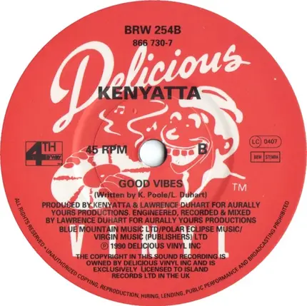 Kenyatta - I Wanna Do Something Freaky To You / Good Vibes