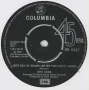 7inch Vinyl Single - Ken Dodd - Just Out Of Reach (Of My Two Empty Arms)