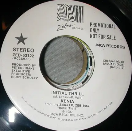 Kenia - Initial Thrill