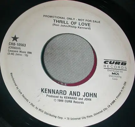 kennard and John - Thrill Of Love