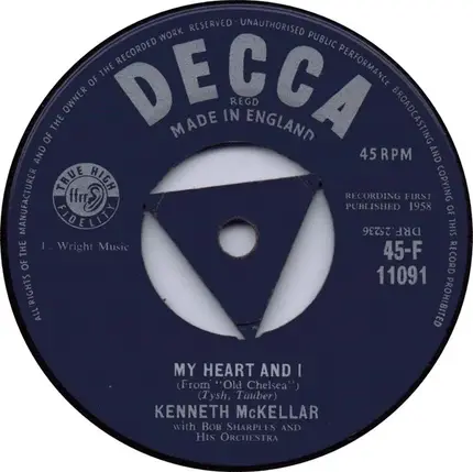 Kenneth McKellar With Bob Sharples And His Orchestra - My Heart & I