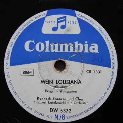 Kenneth Spencer , Orchester Adalbert Luczkowski - Heia Safari / Mein Lousiana