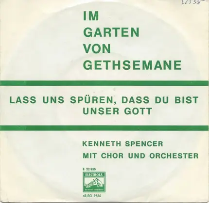 Kenneth Spencer - Im Garten Von Gethsemane